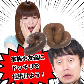 Realistic Poop Toy Poop Dog Puppy Toilet, Fake (Brown)