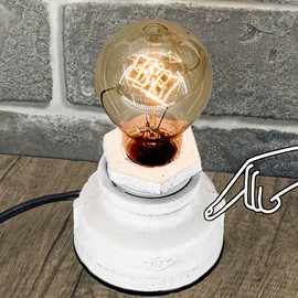 Y-Nut Touch Control Table Lamp Vintage Desklamp Small Industrial Touch Light Bedside Dimmable Nightstand-Lamp Steampunk AccentLight Edison Lamp Base Antique NightLight for Living Room Bedroom