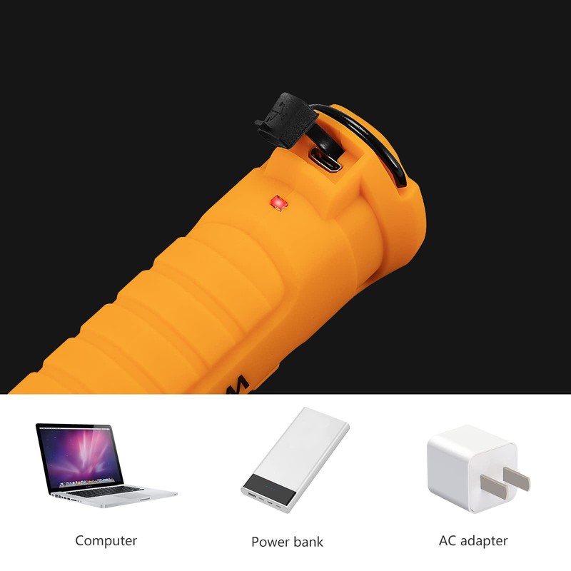 Lmaytech 4 Pack Rechargeable LED Work Lights with Magnetic Base