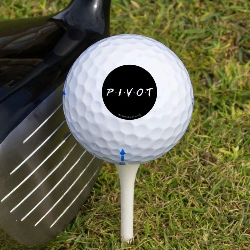 GRAPHICS & MORE Friends Pivot Novelty Golf Balls 3 Pack