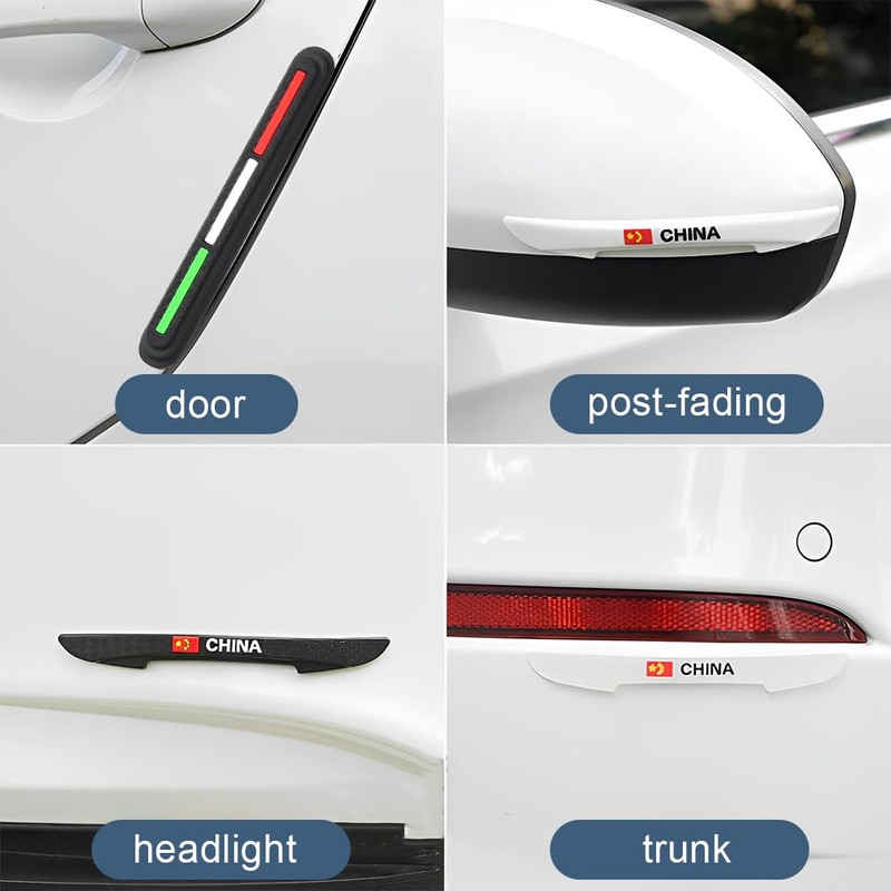 4 Pcs Door Edge Protector Bumper Sticker Car Collision Protector