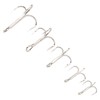 120PCS Treble Fishhooks Set High Carbon Steel High Strength Treble
