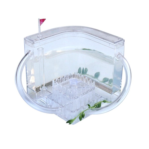 Runsmooth Ant Farm Castle Ant House Set Translucent Gel Nest Observation Kit With Pipe Insect Ecology Box Ant Breeding Cage Educational Toy For Kids Study Ants In The 3D Maze White