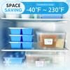 Walfos 1-Cup Silicone Freezer Molds with Lid, 4 Packs Soup