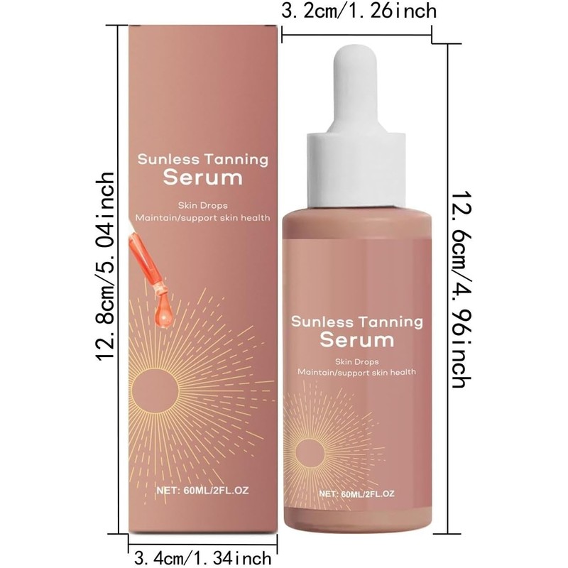 Sunless Tanning Drops Self Tan Drops for Face Body Tanning