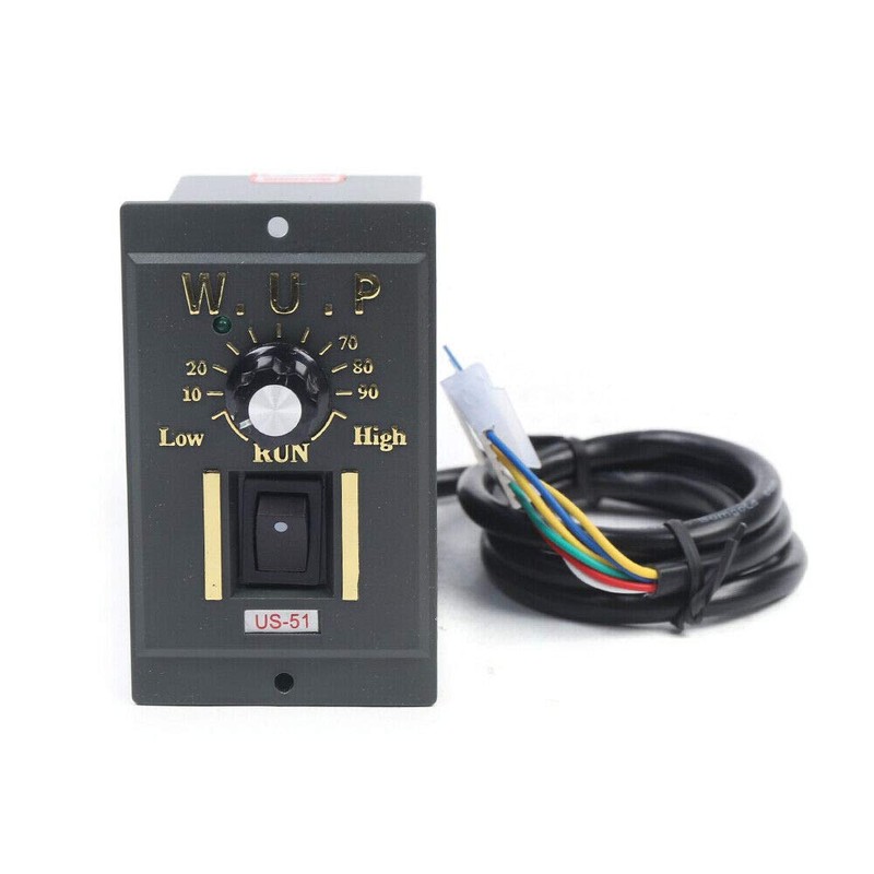 AC 110V 15W Electric Single-Phase Motor Gear Motor Speed Controller