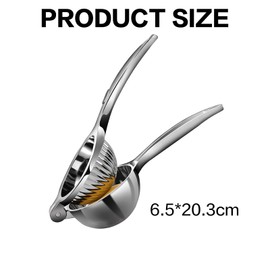 lemon Squeezer, Lemon Juicer, Heavy Duty Citrus Juicer, Metal Lime Squeezer, Solid Juicer Hand, Durable Orange Squeezer, Manual Juicer, Lemon Squeezer Press, Lime Juicer, Citrus Fruit Squeezer