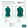 Dritz Sew You Adjustable Dress Form M/L, Sizes US 12–18,