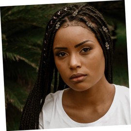 PACKOVE 20pcs Gold Hair Cuffs for Braids Spiral Lock Hair Tie Dreadlock Cuff Clips Jewelry Braid Accessories