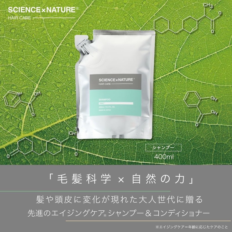 Science by Nature Aging Care Shampoo (Refill, 13.5 fl oz