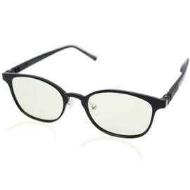 Eight Tokyo IRUV-8-3 Sunglasses, Blue Light Reducing Glasses, UV Protection, black/light green