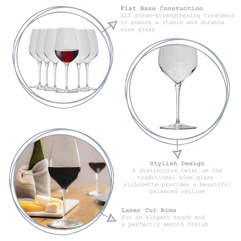 Bormioli Rocco InAlto Tre Sensi Collection Set Of 6 Premium