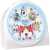 Seiko CQ139W Yo-Kai Watch, Jibanyan Talking Alarm, Analog White, Pearl