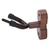 Violin Shaped Wall Mount Black Walnut Wood Colour Violins Hook