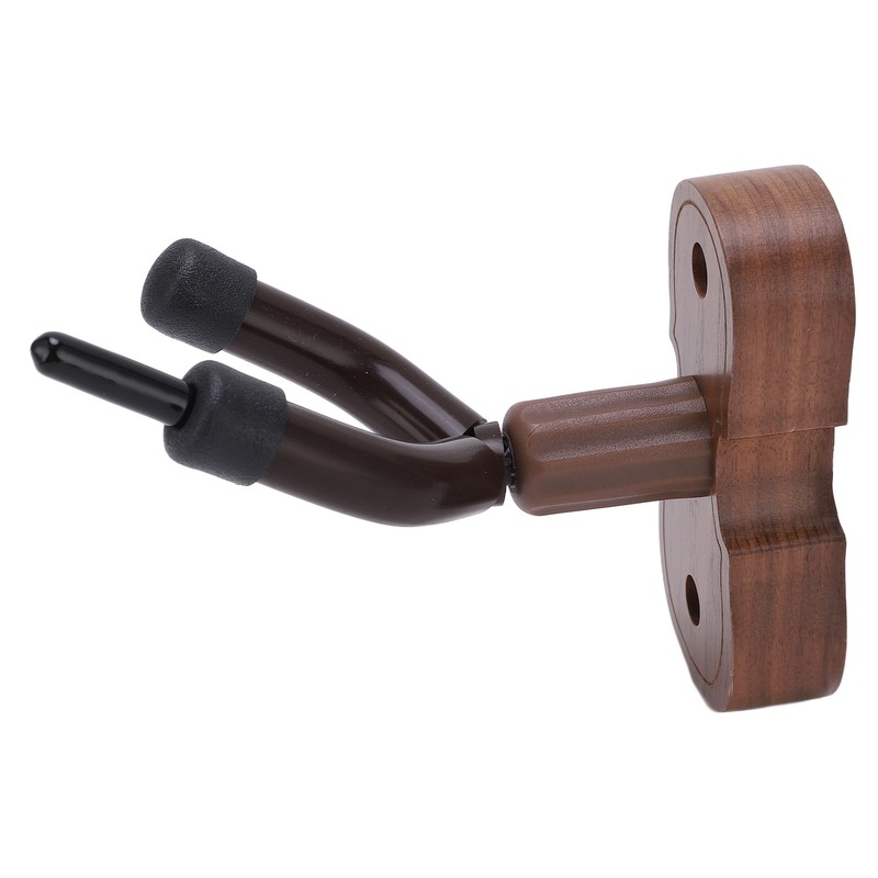 Violin Shaped Wall Mount Black Walnut Wood Colour Violins Hook