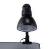 V- Light Black Adjustable Desk Lamp with Heavy Duty Clamp