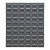 Durham LPW-17.25X20-95 Louvered Panel, Wall,17 1/4" x 20", Gray, 2"
