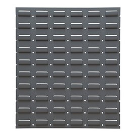 Durham LPW-17.25X20-95 Louvered Panel, Wall,17 1/4" x 20", Gray, 2" Height, 18" Width, 20" Length