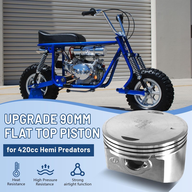 COEFEPIY 90mm 660 Piston for 420cc Hemi Predators for Most