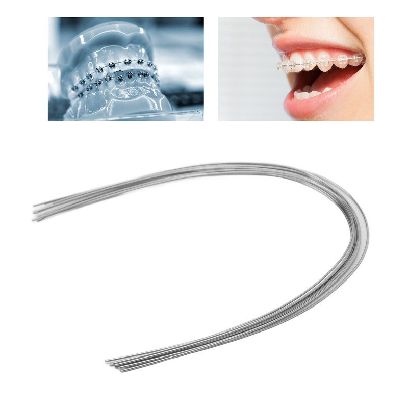 100pcs Dental Orthodontic Round Arch Wire Stainless Steel Ligature Wires