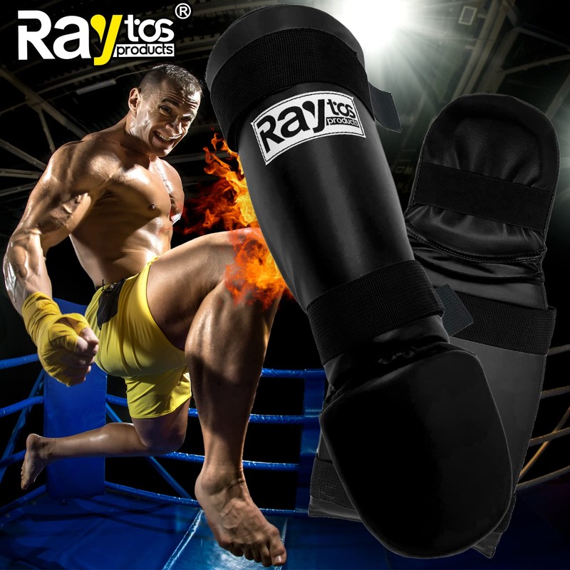 Raytos Basic Leg Guard Shin Guards Kickboxing Foot Support Kickboxing