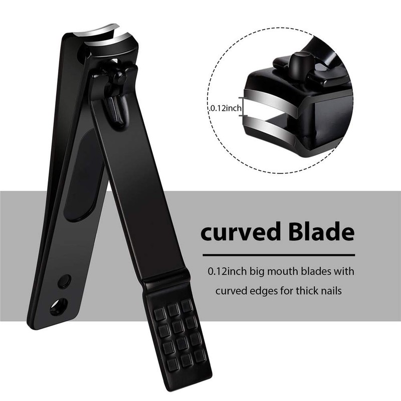 Nail Clippers Set, Sharp Stainless Steel Fingernail Clipper & Toenail