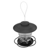 Bird Feeder 1L Durable ABS Easy Filling Transparent Container Portable