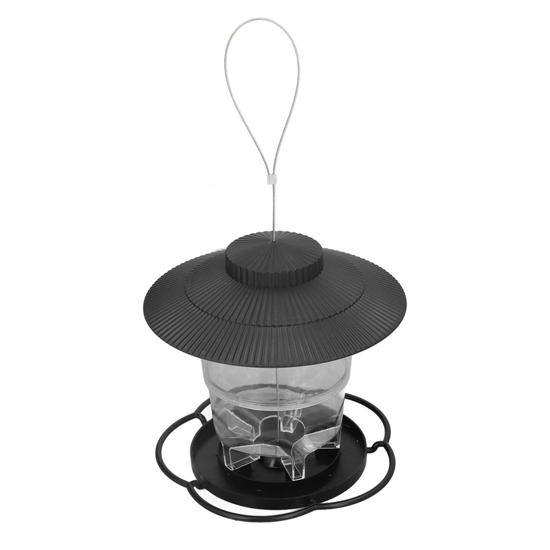 Bird Feeder 1L Durable ABS Easy Filling Transparent Container Portable