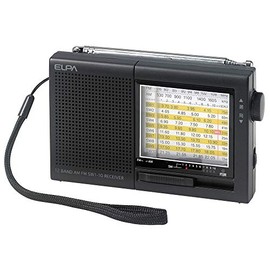 Elpa ER-C74T AM/FM Short Wave Radio, Wide Range of Captures International Broadcasting to Domestic AM/FM Broadcasting