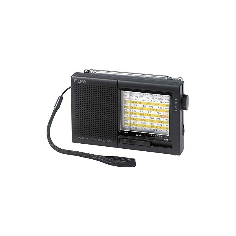 Elpa ER-C74T AM/FM Short Wave Radio, Wide Range of Captures