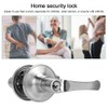 Zinc Alloy Entrance Bedroom Privacy 3 Lever Door Handle Lock