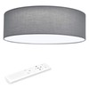 Navaris Flush Mount Ceiling Light - 15.75" Diameter Drum Lamp