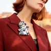 Christmas Holiday Enameled Brooch Pin Set – Festive Enamel Pins