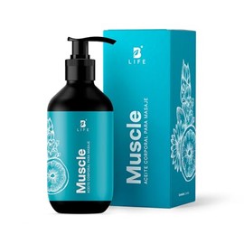 Aceite Corporal de 800ml (27 oz) para Masaje Relajante con más de 99% de Ingredientes Naturales, Mezcla de Aceites Naturales para Masaje Muscular de 800 ml. Muscle Massage Oil. B Life