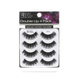 Ardell False Eyelashes 4 Pack Double Up 203, 1 pack (4 pairs per pack)