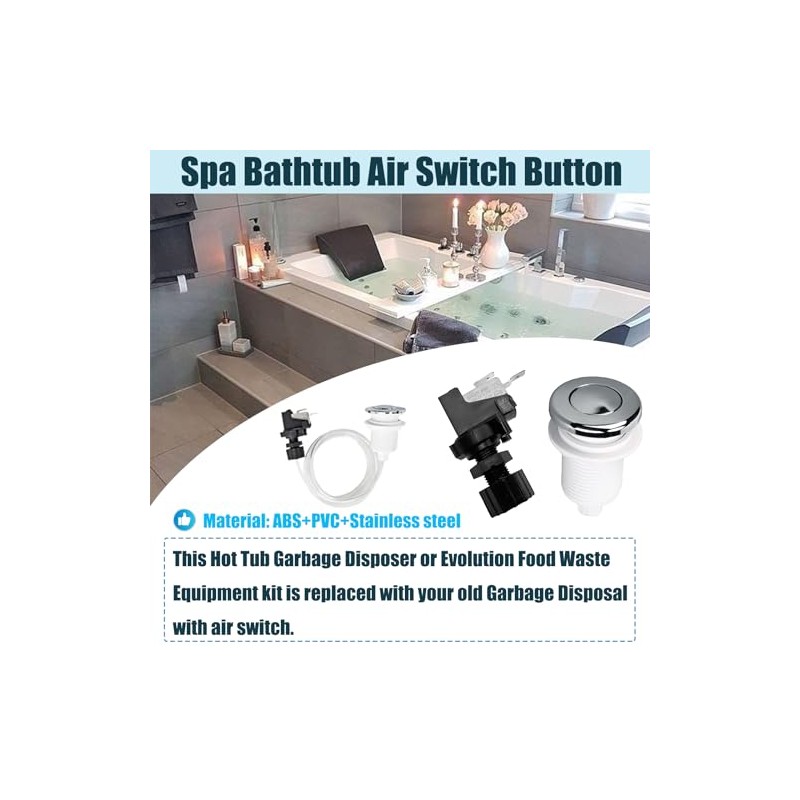 Hot Tub Air Switch 16A On Off Push Air Button