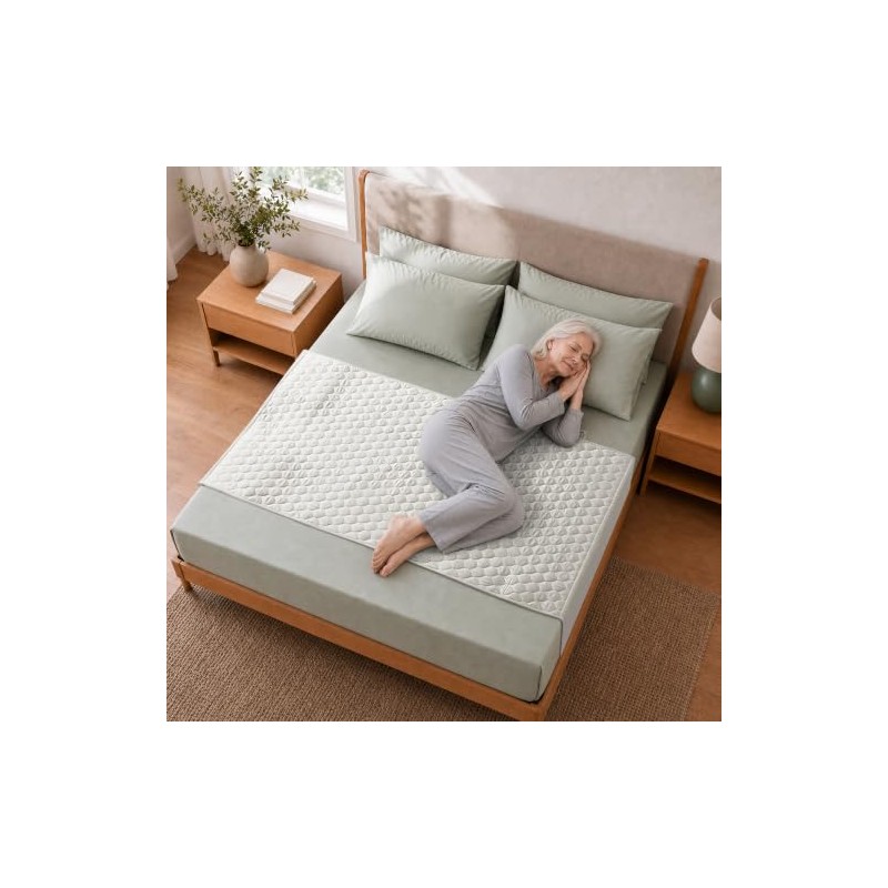 Organic Bamboo Incontinence Bed Pad, Double
