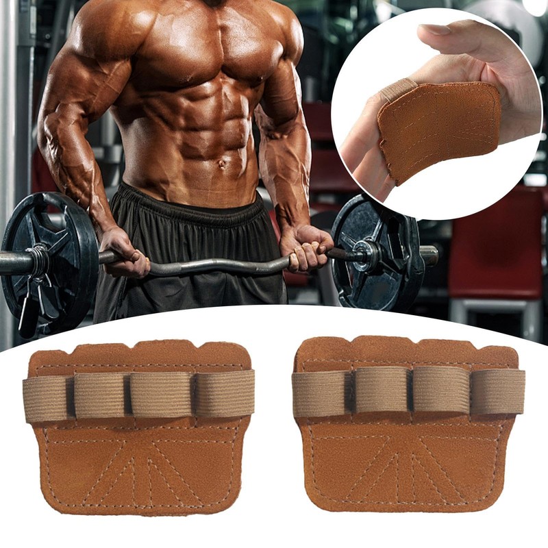 Lifting Gloves Men,Breathable Fitness Gloves | Anti-Slip Four-Finger Pull Up
