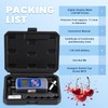 NEWTRY Digital Fruit Penetrometer Handheld Hardness Tester with Pressure Foot