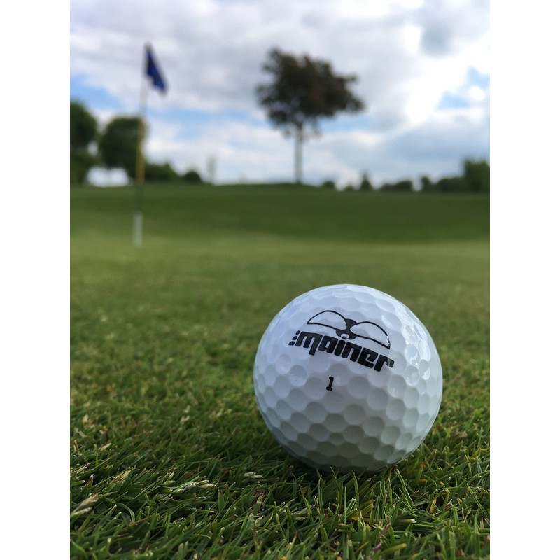 Emainer Golf Ball, 12 Soft Golf Balls with Maximum Range,