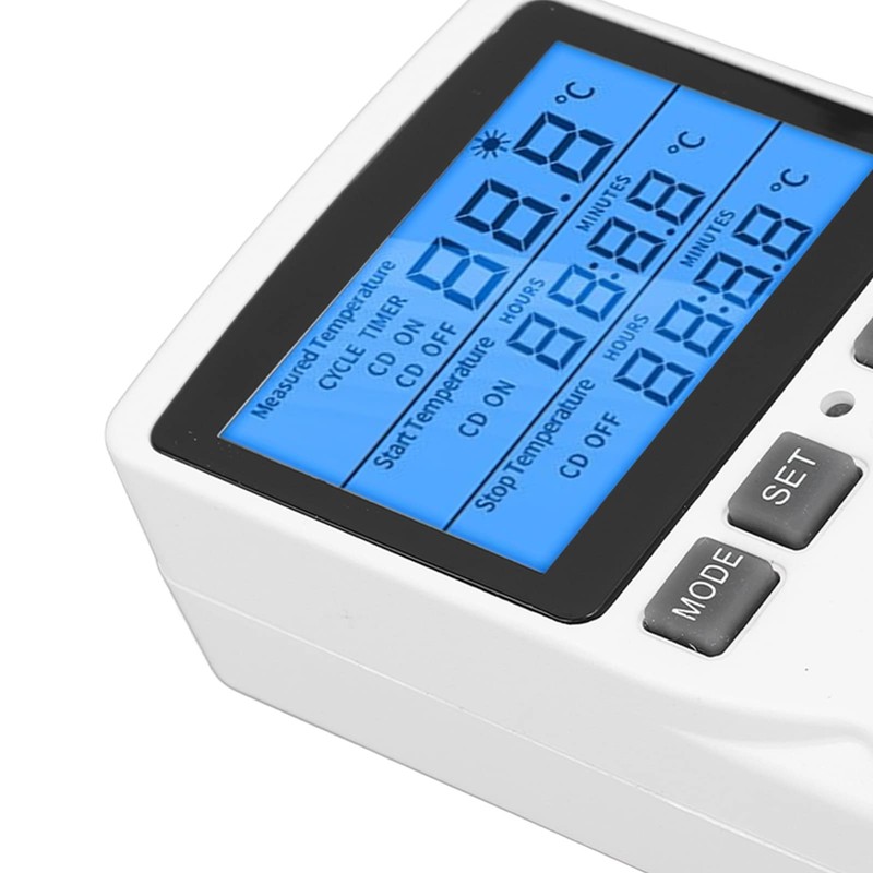 Controlador de Temperatura, -40 a 120 ℃ Sonda Impermeable Pantalla