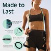 Retrospec Train Resistance Bands Set (5pc) Workout Bands w/Handles, Door
