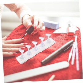 Beavorty 2 Juegos base de práctica de manicura soporte para uñas para pintar uñas soporte magnético estante exhibicion postizas práctica titular