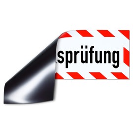 Magnetic Sign Bauwerksprüfung | Magnetic Sign | Various Sizes Available (45 x 15 cm)