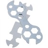 AYLIFU 2 PCS Multi-Hole Bicycle Wrench Steel Galvanized Mountain Bike