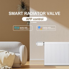 Zigbee Thermostatic Radiator Valve Smart Radiator Valve Intelligent Thermostat Valve Supporting Mobile App Control Radiator Controller