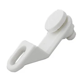 Swish Supreme Extra Glide Curtain Track Roller Gliders, White, 10 Pack