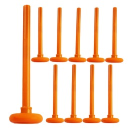 EXERAUO 7" Long Stem Garage Door Rollers 10 Pack - 2" Nylon Wheels with 6200-2RS Sealed Bearings, 7 Inch Extended Stem for Double Tandem Garage Door Hinges, Quiet & Smooth Operation
