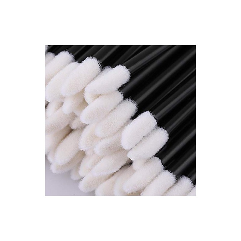 Tbestmax 200 cepillos desechables para máscara de pestañas y labios,