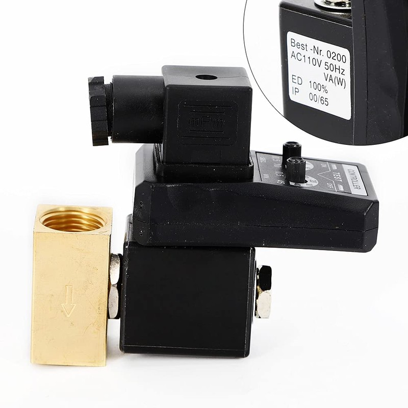 YIYIBYUS AC 110V 1/2" Automatic Timed Water Tank Electronic Timed